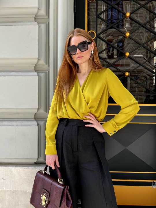 Блуза Vesper в цвете "Лайм"